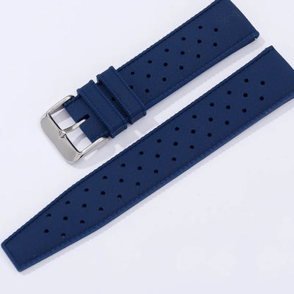 CLASSIC TROPICAL STYLE FKM Watch Strap for Oris Seiko Citizen Tropic Watchbands WristBand Bracelets Replaement 18mm 20mm 22mm The Watch Sphere