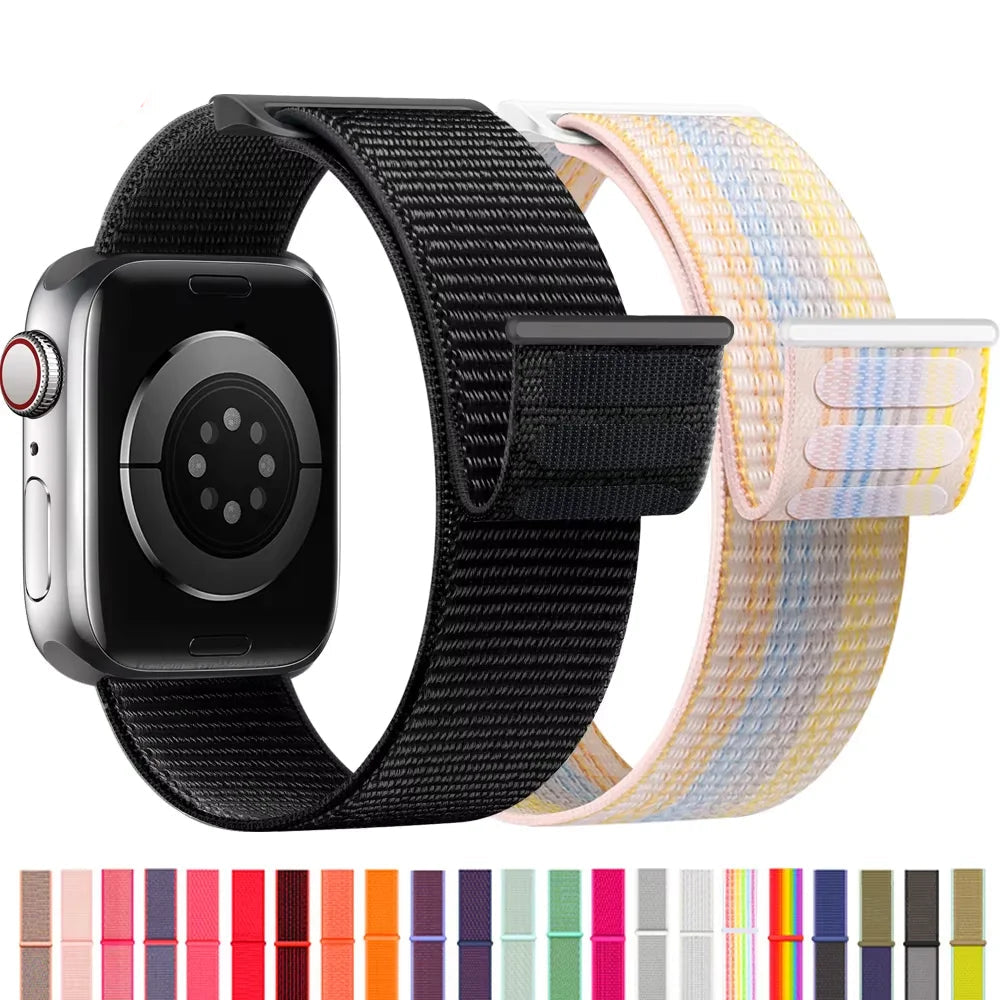 Bracelet en nylon à boucle pour Apple Watch - The Watch Sphere