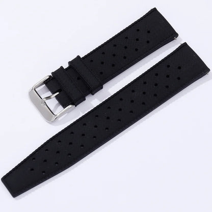 CLASSIC TROPICAL STYLE FKM Watch Strap for Oris Seiko Citizen Tropic Watchbands WristBand Bracelets Replaement 18mm 20mm 22mm The Watch Sphere